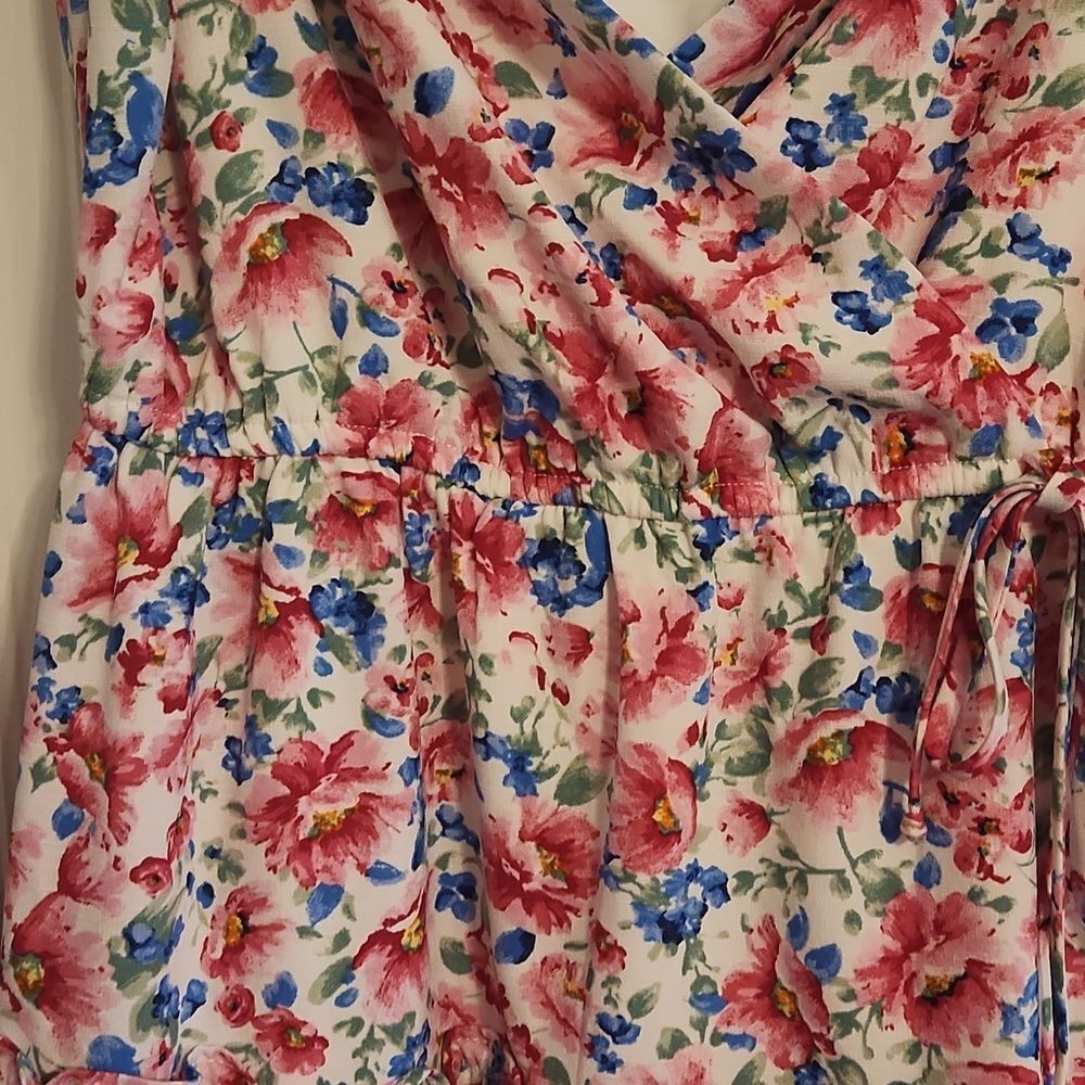 Flowered lined Dress XL - Picture 6 of 7
